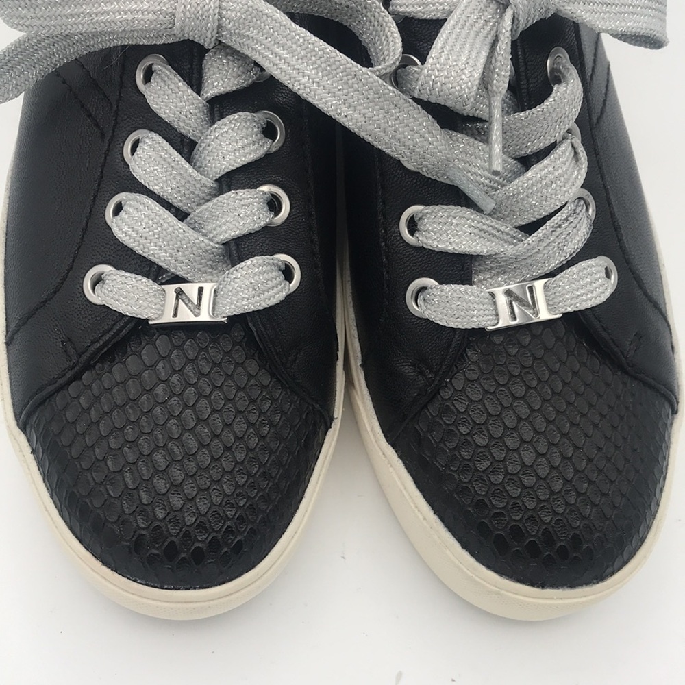 Naturalizer Astara Women's Sneakers Black Leather Size 7 - Picture 5 of 9